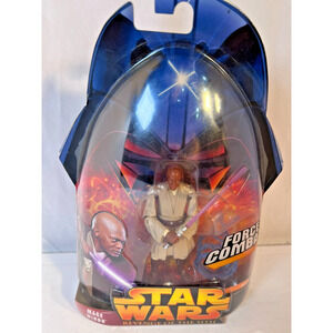2005 Hasbro Star Wars: Revenge of the Sith Mace Windu Force Combat Action Figure